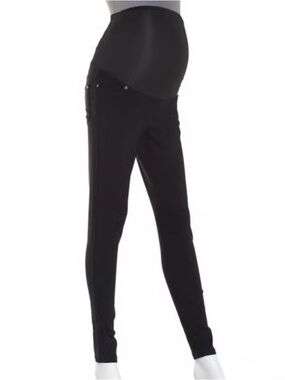 TIMES TWO PULL ON OVER THE BELLY KNIT TWILL Pants
